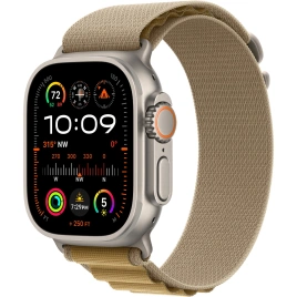 Смарт-часы Apple Watch Ultra 2 (2024) 49mm Natural Titanium Case with Tan Alpine Loop M