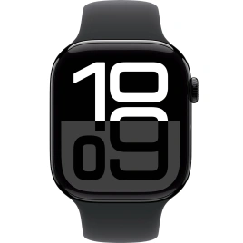 Смарт-часы Apple Watch Series 10 42mm Jet Black Aluminum Case with Black Sport Band M/L