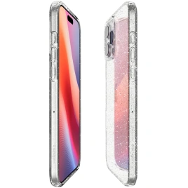 Чехол Spigen Liquid Crystal Glitter для iPhone 16 Pro (ACS08113) Crystal Quartz