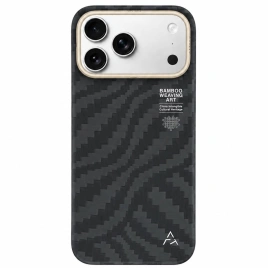 Чехол Airity Bamboo Shadow Oriental для iPhone 17 Pro Misty Shadow Black