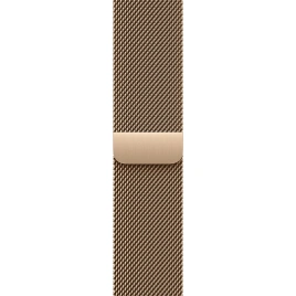 Смарт-часы Apple Watch SE (2025) 40mm Starlight Aluminum Case with Gold Milanese Loop