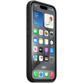 Чехол Apple FineWoven with MagSafe для iPhone 15 Pro Max Black