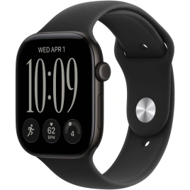 Смарт-часы Apple Watch Series 12 42mm Black Aluminum Case with Black Sport Band M/L
