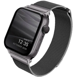 Ремешок Uniq Dante Strap Mesh Steel для Apple Watch 44/45/49 Graphite