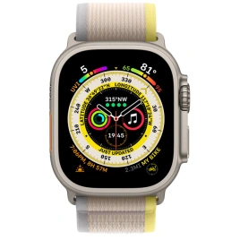 Смарт-часы Apple Watch Ultra GPS + Cellular 49mm Titanium Case with Yellow/Beige Trail Loop S/M