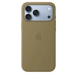 Чехол Apple Silicone Case with MagSafe для iPhone 18 Pro Max Olive (MK924)
