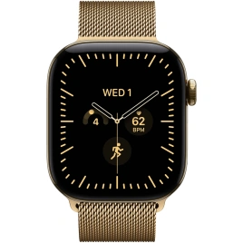 Смарт-часы Apple Watch Series 12 46mm Radiant Gold Titanium Case with Radiant Gold Milanese Loop M/L