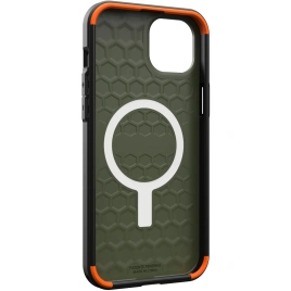 Чехол UAG с поддержкой MagSafe Civilian для iPhone 15 Plus Olive Drab (114306117272)