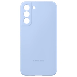 Чехол Samsung Silicone Cover для Galaxy S22 Plus (EF-PS906TLEGRU) Arctic Blue