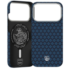 Чехол Benks ArmorGrid Pro Case Kevlar для iPhone 18 Pro Blue (C.K.FL.AP.BE.B072)
