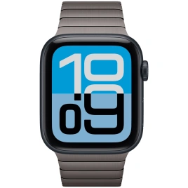 Смарт-часы Apple Watch SE (2025) 44mm Midnight Aluminum Case with Slate Link Bracelet