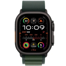 Смарт-часы Apple Watch Ultra 2 (2024) 49mm Black Titanium Case with Dark Green Alpine Loop M