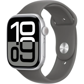 Смарт-часы Apple Watch Series 10 42mm Silver Aluminum Case with Stone Gray Sport Band S/M