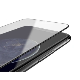 Защитное стекло Hoco для iPhone 11/XR Черное Nano 3D Full Screen Edges A12 Black