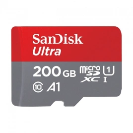 Карта памяти Sandisk Ultra 200GB MicroSDXC Class 10/UHS-I/U1/A1/100 Мб/с SDSQUAR-200G-GN6MA