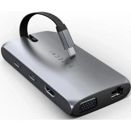 Хаб Satechi USB-C 8 в 1 (ST-UCMBAM) Space Gray