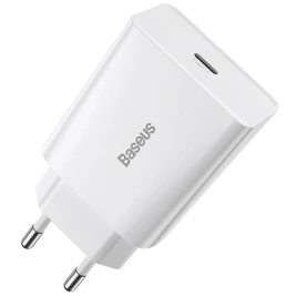 Сетевое зарядное устройство Baseus 20W USB-C CCFS-SN01 White