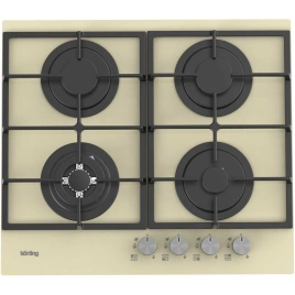 Газовая варочная панель Korting HGG 6722 CTB Beige