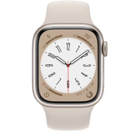 Смарт-часы Apple Watch Series 8 GPS 45mm Starlight Sport Band
