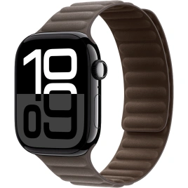 Смарт-часы Apple Watch Series 10 46mm Jet Black Aluminum Case with Dark Taupe Magnetic Link M/L