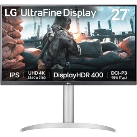 Монитор LG 27" UltraFine 27UP650K-W IPS Black/Silver (27UP650K-W.ARUZ)
