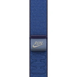 Смарт-часы Apple Watch SE (2025) 40mm Midnight Aluminum Case with Blue Ribbon Nike Sport Loop