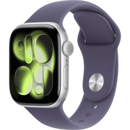 Смарт-часы Apple Watch Series 11 46mm Silver Aluminum Case with Purple Fog Sport Band M/L