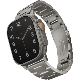 Ремешок Uniq Osta Steel Strap для Apple Watch 44/45/49 Silver