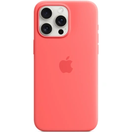 Силиконовый чехол Apple MagSafe для iPhone 15 Pro Guava