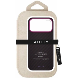 Чехол Airity Oriental Ink Veil Сarbon Fibre для iPhone 18 Pro Max Deep Purple