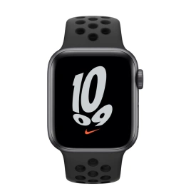Смарт-часы Apple Watch Series SE GPS 40mm Space Gray/Black (Серый космос/Черный) Nike Sport Band (MKQ33)