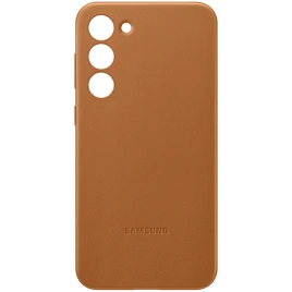 Чехол Samsung Leather Case для Galaxy S23 Plus Camel