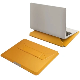 Чехол-подставка Uniq OSLO Laptop Sleeve для ноутбуков 14 Mustard