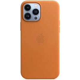 Кожаный чехол Apple MagSafe для iPhone 13 Pro Golden Ocher