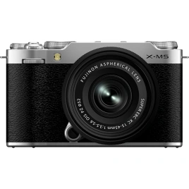 Фотоаппарат со сменной оптикой Fujifilm X-M5 Kit XC 15-45mm OIS PZ Silver