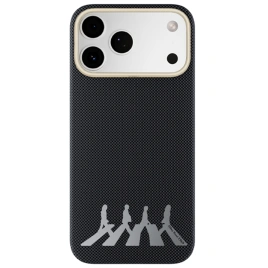 Чехол Airity Abbey Road 1969 Aramid Fiber Case для iPhone 17 Pro Abbey Silver