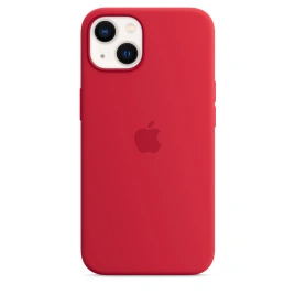 Силиконовый чехол Apple MagSafe для iPhone 13 Red