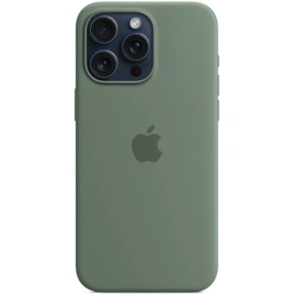 Силиконовый чехол Apple MagSafe для iPhone 15 Pro Cypress