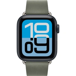 Смарт-часы Apple Watch SE (2025) 44mm Midnight Aluminum Case with Sage Gray Modern Buckle M