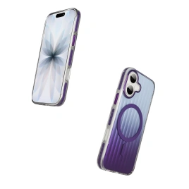 Чехол Gurdini Ocean Case Transparent для iPhone 17 Purple