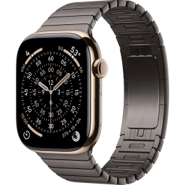 Смарт-часы Apple Watch Series 11 42mm Gold Titanium Case with Slate Link Bracelet