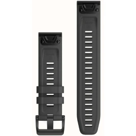 Ремешок Garmin QuickFit Silicone Watch Band (010-12863-22) 22mm Black/Gray