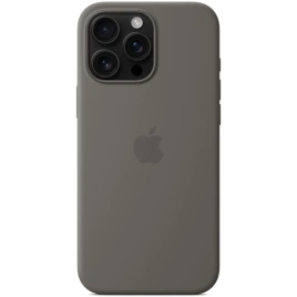 Чехол Apple Silicone Case with MagSafe для iPhone 16 Pro Stone Gray