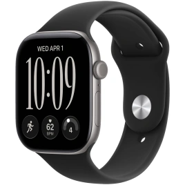 Смарт-часы Apple Watch Series 12 46mm Space Gray Aluminum Case with Black Sport Band M/L