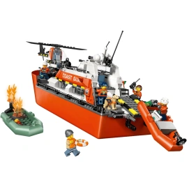 Конструктор LEGO City Coast Guard Rescue Boat & Helicopter 60504