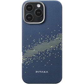 Чехол Pitaka StarPeak Tactile Woven case для iPhone 16 Pro Max Milky Way Galaxy