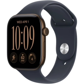 Смарт-часы Apple Watch Series 12 42mm Dark Bronze Aluminum Case with Navy Blue Sport Band M/L