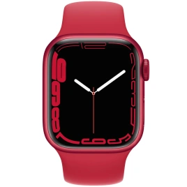 Смарт-часы Apple Watch Series 7 GPS 45mm PRODUCT RED Sport Band (MKN93)