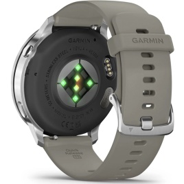Смарт-часы Garmin Venu 4 45mm Silver Bezel With Silver Gray Silicone Band (010-03014-01)