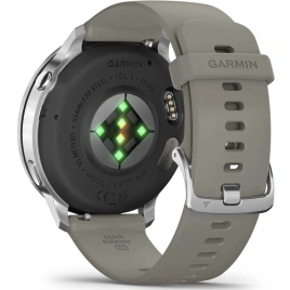 Смарт-часы Garmin Venu 4 45mm Silver Bezel With Silver Gray Silicone Band (010-03014-01)
